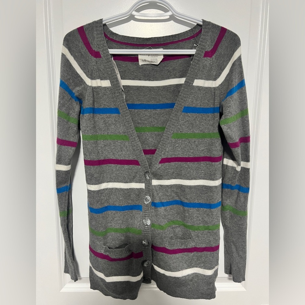 3/$15 Aeropostale Striped Cardigan